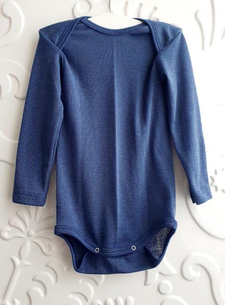 Cosilana Body Langarm Wolle/Seide MARINE (Dunkelblau)